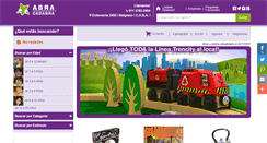 Desktop Screenshot of abracadabrajuguetes.com.ar